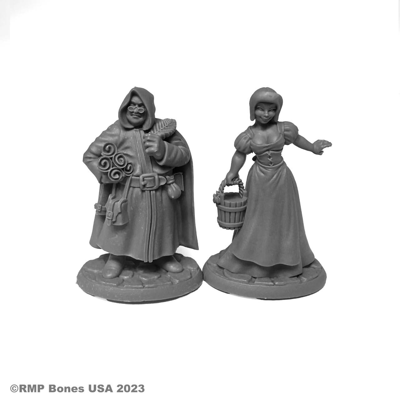 Reaper Miniatures Townsfolk: Sage and Milk Maid (30121)